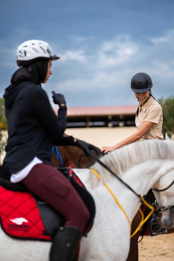 1 Hour Horseback Dubai Desert Park Ride - Small groups make the ride more personal