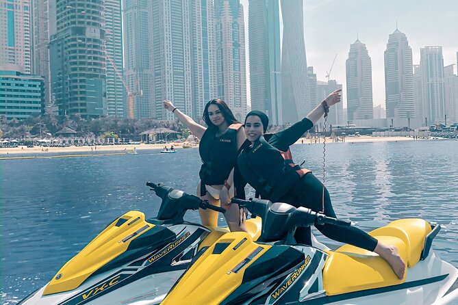 1-Hour Jet Ski Tour – Burj Al Arab, Atlantis, & Dubai Skyline - Seeing Burj Al Arab from the sea