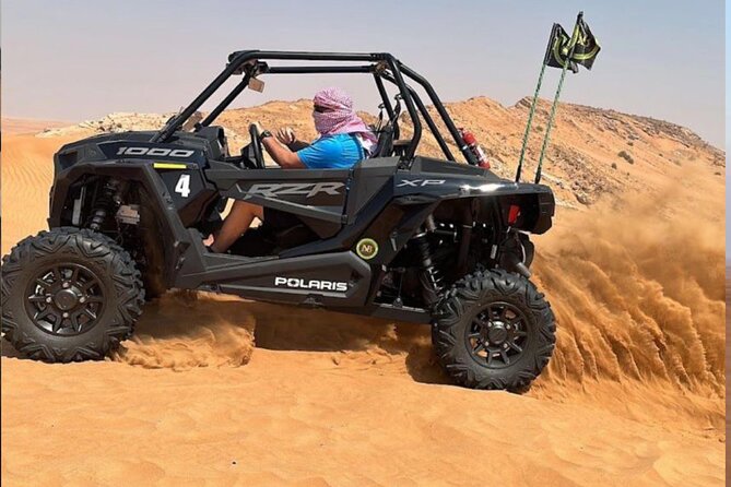 1 Hour Private Self Drive Dune Buggy and Sand boarding in Dubai - Switching drivers without losing the fun