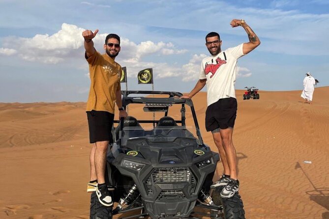 1 Hour Private Self Drive Dune Buggy and Sand boarding in Dubai - The camel ride and photo stops