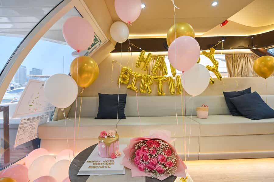 2 Hour Birthday Celebration on a Yacht in Dubai - Dubai Marina first, with 25 minutes on the water