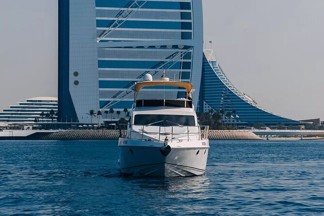 2 hour Private Yacht Tour with Dubai Marina Skyline View - Seeing JBR from the water