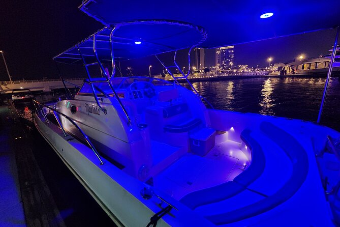 2Hours and 30Minute Private Boat Tour in Dubai - Palm Jumeirah and the view toward Atlantis