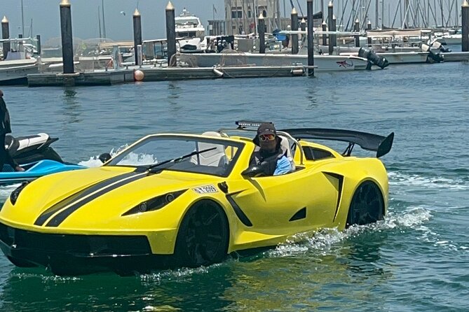 30 Minutes Jet Car Dubai Experience - The Burj Al Arab view is the payoff