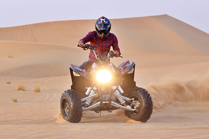 30 minutes Private Quad Bike Ride in Desert - A Simple Start, Then Straight Into the Sand