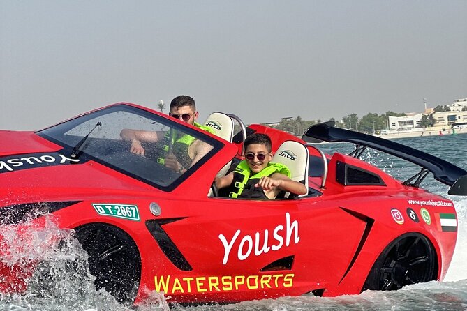 30Min Jetcar Dubai with Burj Al Arab Views-Free Ice Cream - Driving a jet car beneath the Burj Al Arab
