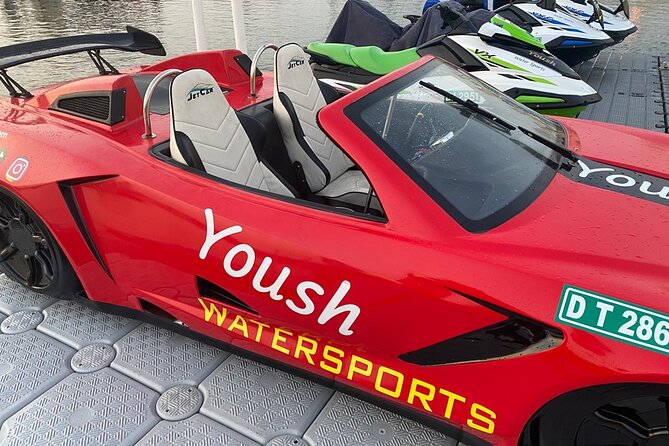 30Min Jetcar Dubai with Burj Al Arab Views-Free Ice Cream - What happens before you leave the marina