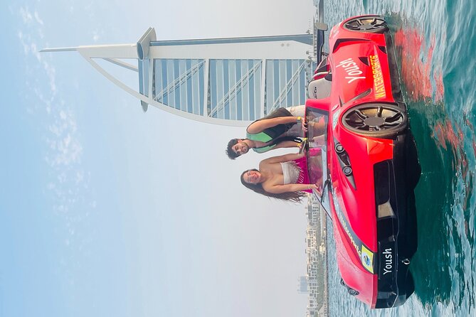 30Min Jetcar Dubai with Burj Al Arab Views-Free Ice Cream - What the $161.88 group price buys you