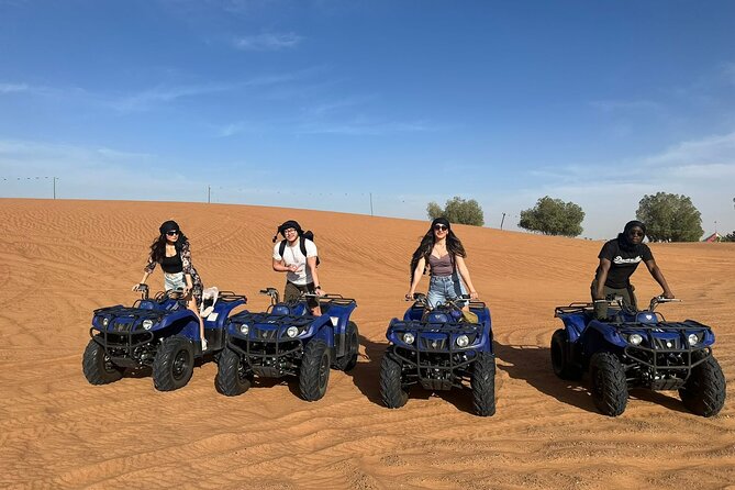 4 Hours Desert Tour with Quad Bike Camel Ride & Sandboard - Sandboarding adds a simple extra challenge