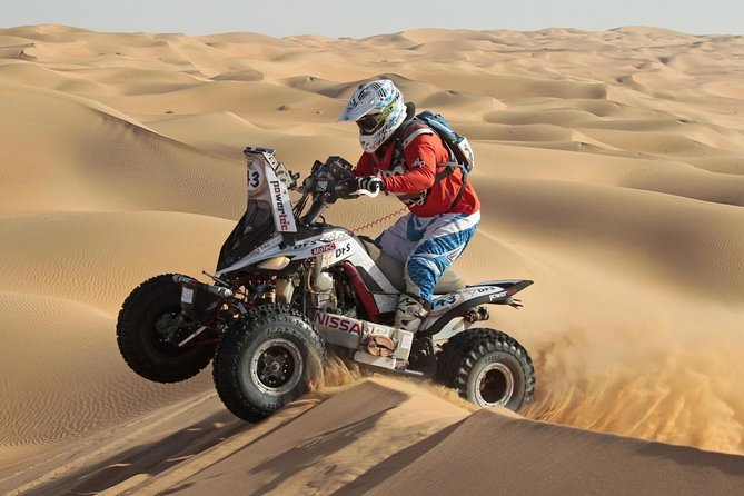 4x4 Self-Drive Quad Bike Safari with Camel Riding - One hour of guided quad riding