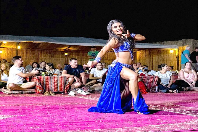6-Hour Dubai Desert Dinner Safari with Dune Bashing & Camel Ride - Tanoura dancing and belly dancing