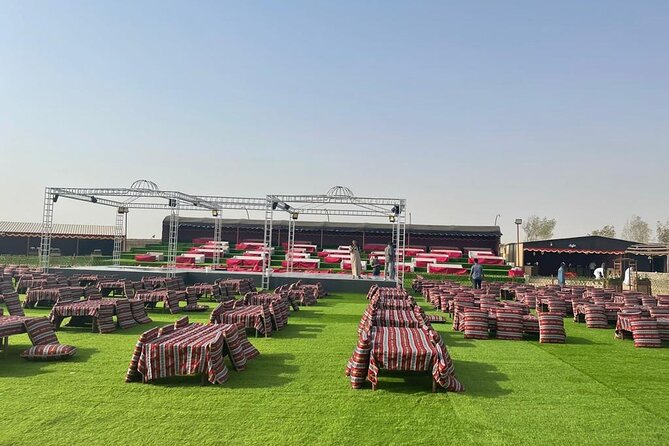 6 Hours Desert Safari Dubai Tour with BBQ Dinner & Live Shows - Sunset photos, camel riding, and the Bedouin-style camp