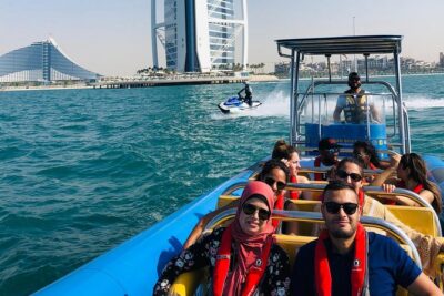 90-Min Speed Boat: Burj Al Arab, Atlantis, Ain Dubai & Ice Cream!