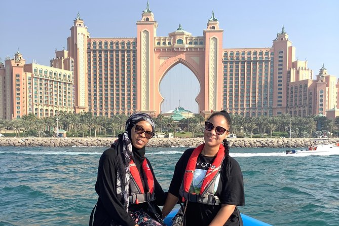 90-Min Speed Boat: Burj Al Arab, Atlantis, Ain Dubai & Ice Cream! - Ain Dubai and the Bluewaters view