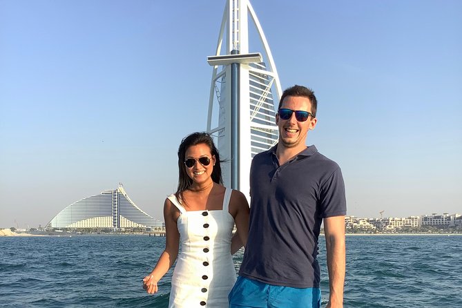 90-Min Speed Boat: Burj Al Arab, Atlantis, Ain Dubai & Ice Cream! - Dubai Marina Mall and the final skyline