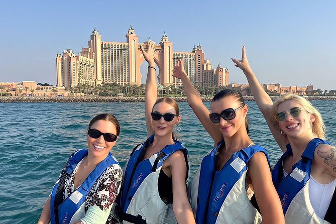90 Minutes Speedboat Tour Dubai Marina, Burj Al Arab and Atlantis - Burj Al Arab from the Persian Gulf
