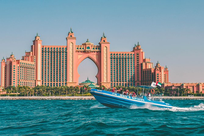 90 Minutes Speedboat Tour Dubai Marina, Burj Al Arab and Atlantis - Ain Dubai and Bluewaters Island