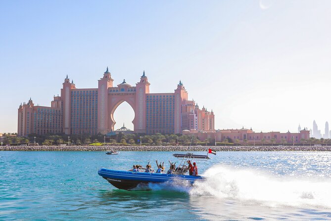 90 Minutes Speedboat Tour: Marina, Atlantis, Palm & Burj Al Arab - Burj Al Arab, Dubai’s best photo stop