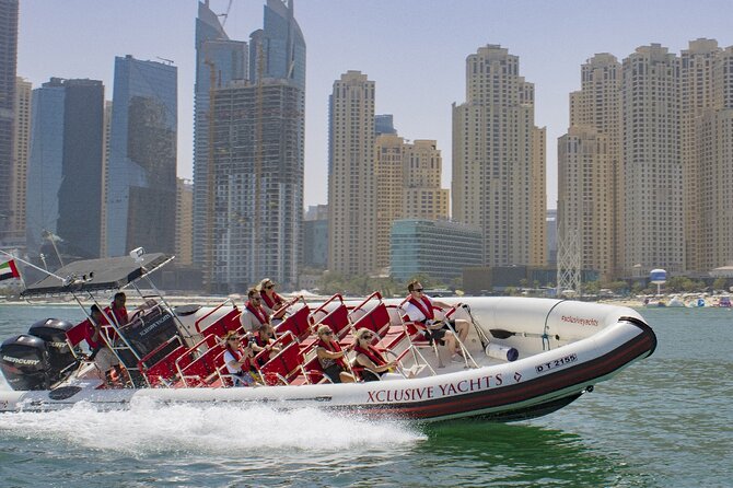 90 Minutes Speedboat Tour: Marina, Atlantis, Palm & Burj Al Arab - Commentary, music, and what you can hear