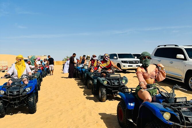 Abu Dhabi: 4x4 Desert Safari and Sandboarding. - Meeting the camels at the farm
