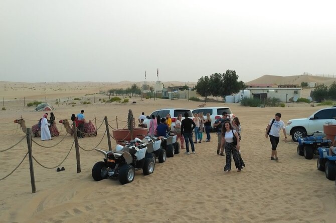 Abu Dhabi: 7-Hours Desert Safari with BBQ, Camel Ride & Sandboarding - Booking, cancellation, and timing advice