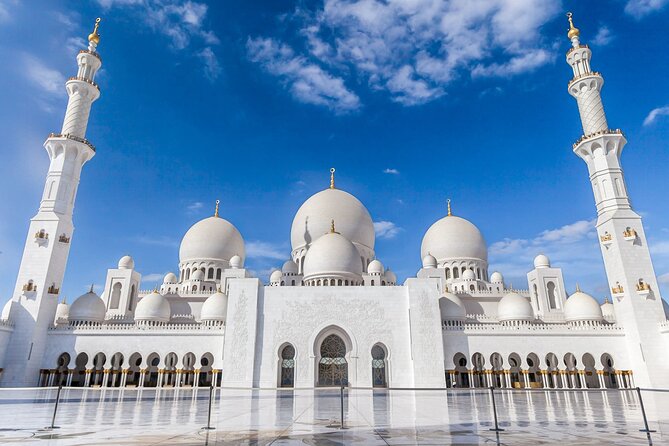 Abu Dhabi City Tour from Dubai: Qasr Al Watan, Emirates Palace, Mosque - The Miraj Museum and the dates market