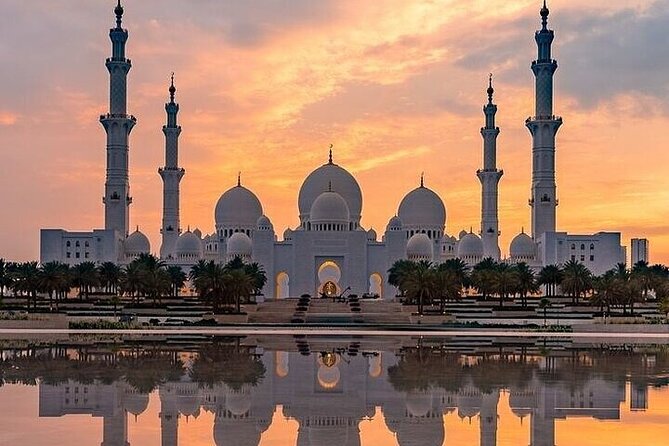 Abu Dhabi City Tour with Ferrari World Tickets - Sheikh Zayed Grand Mosque in one focused hour