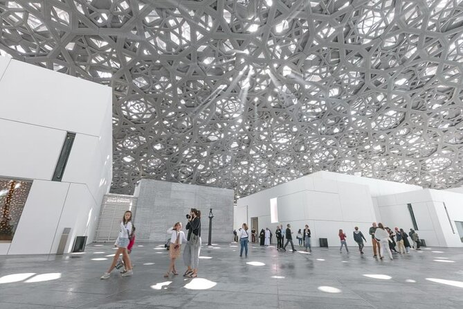 Abu Dhabi City Tour with Louvre Museum from Dubai Small Group - Heritage Village: a short look at older Emirati life