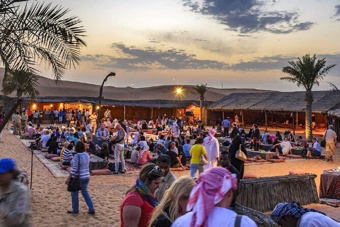 Abu Dhabi Desert Safari BBQ Dinner Live Shows Pick & Drop More - Arabic clothing and henna at the camp