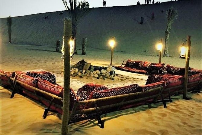 Abu Dhabi Desert Safari (Dune Bashing, BBQ Dinner, Camel Ride & Sand Skii) - Sandboarding, with a little patience