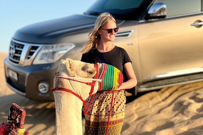 Abu Dhabi Desert Safari Tour with Shows & Buffet Dinner - Leaving Abu Dhabi for the high dunes