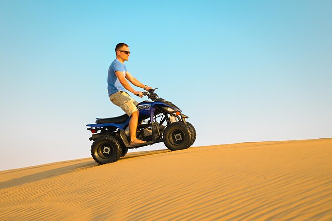 Abu Dhabi Evening Desert Safari - Dune bashing Camel ride and BBQ - From Abu Dhabi city to open desert by 4x4