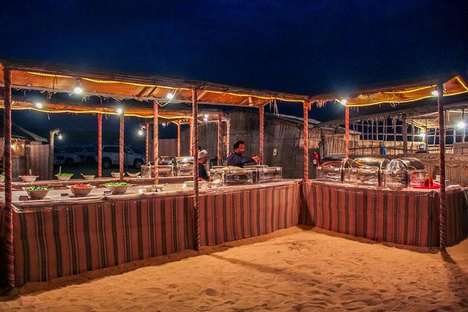 Abu Dhabi Evening Desert Safari with BBQ Dinner and all Camp Activities - Sunset gives the evening a needed quiet moment