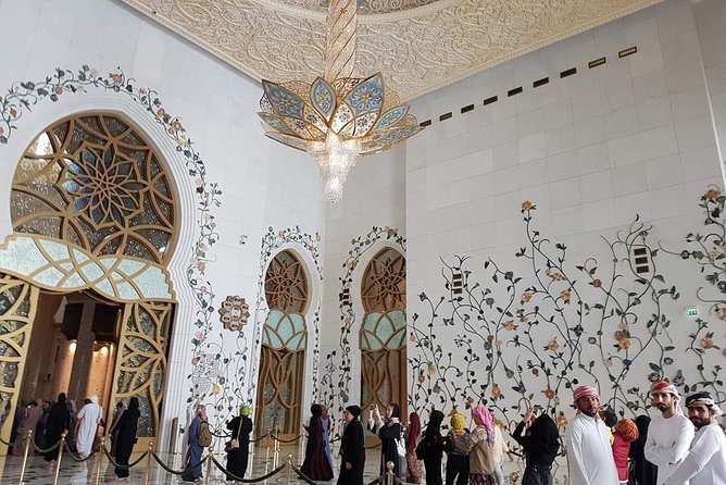 Abu Dhabi Full Day City with Grand Mosque Visit , Ferrari World Stop - Presidential Palace and Emirates Palace from the outside