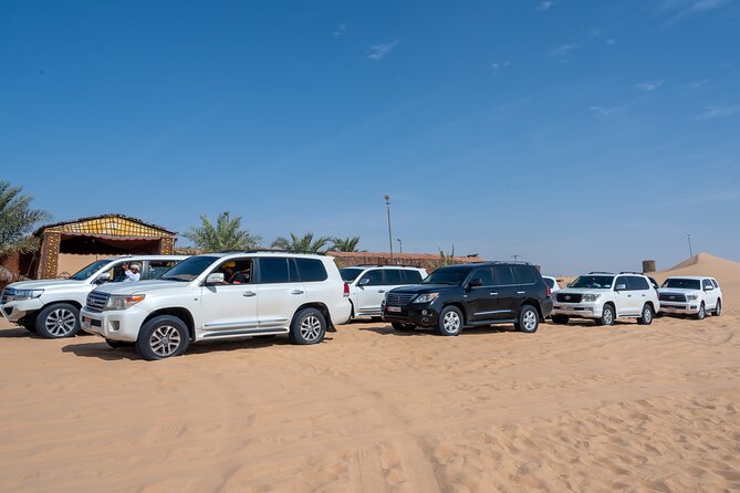 Abu Dhabi Full-Day Desert Safari - Dinner, tea, coffee, and the evening program