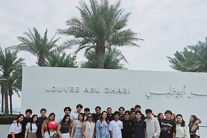 Abu Dhabi Grand Mosque Tour with Lourve Museum Tickets from Dubai - A 30-minute sweep along the Corniche