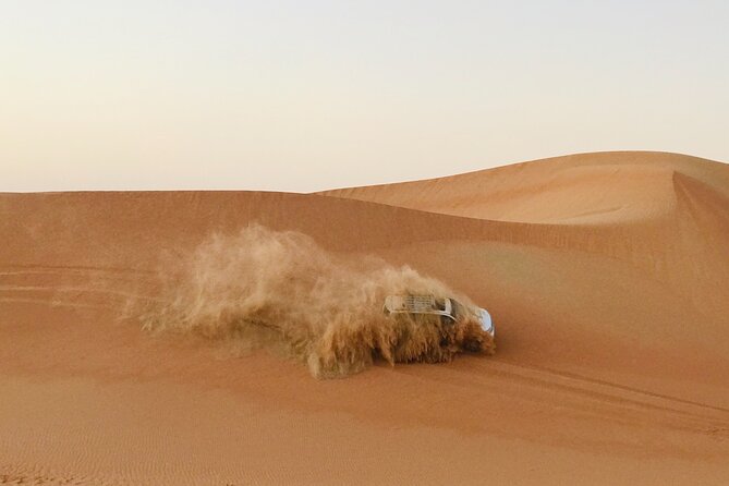 Abu Dhabi Morning Desert Safari,Dune Bashing,Sandboarding,Camel Riding&Quad Bike - Leaving Abu Dhabi for the morning dunes