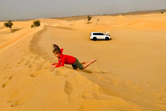 Abu Dhabi Morning Desert Safari,Dune Bashing,Sandboarding,Camel Riding&Quad Bike - The campsite, camel ride, and refreshments