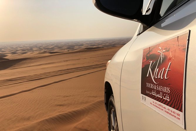 Abu Dhabi morning desert safari - Private car - Sandboarding gives you time to slow down