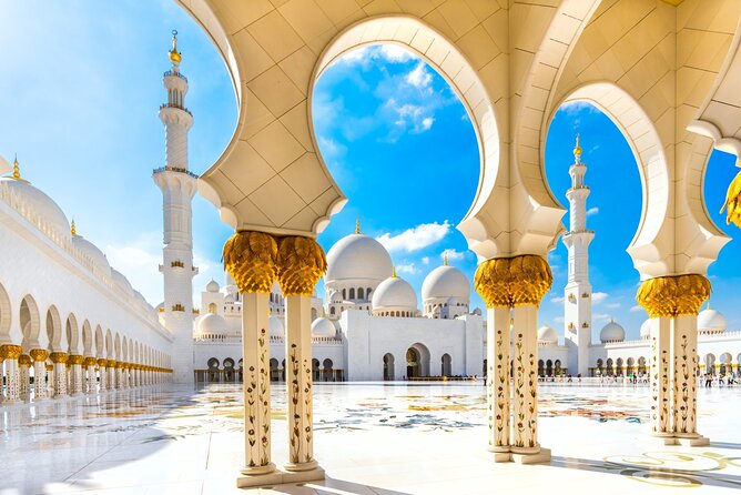 Abu Dhabi Mosque including Ferrari World Tour from Dubai - Sheikh Zayed Grand Mosque: allow time to look up