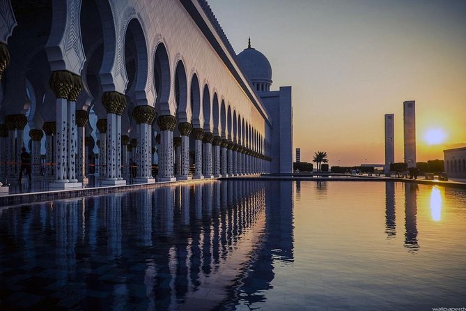 Abu Dhabi Sheikh Zayed Grand Mosque, Louvre, Qasr Al Watan Palace - Leaving Dubai for Abu Dhabi