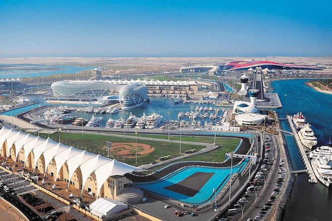 Abu Dhabi Tour from Dubai: Sheikh Zayed Mosque & Ferrari World ! - Starting with Dubai pickup and the Burj Al Arab view