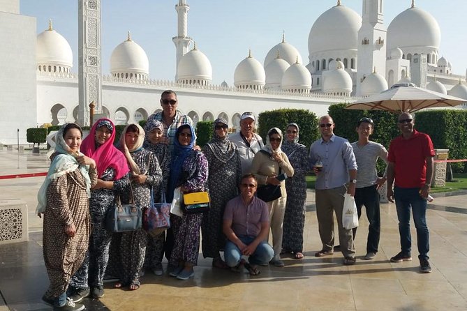 Abu Dhabi tour from Dubai small group with guide, Grand Mosque - Lunch at Marina Mall