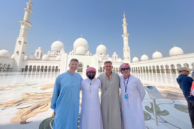 Abu Dhabi Tour Grand Mosque Heritage Village Emirates Palace - Royal Abu Dhabi from the road