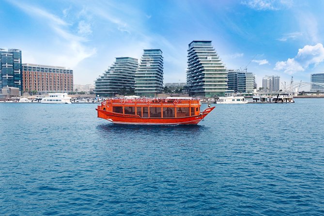 Abu Dhabi: Yas Island Sightseeing Dhow Cruise - Ferrari World and Yas Island’s futuristic profile