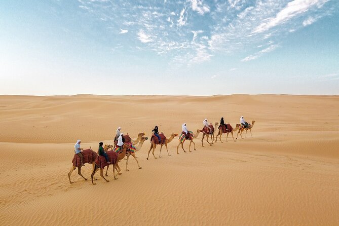 Adventure Quad Bike Safari, Camel Ride & Sandboarding - Sandboarding down the dunes