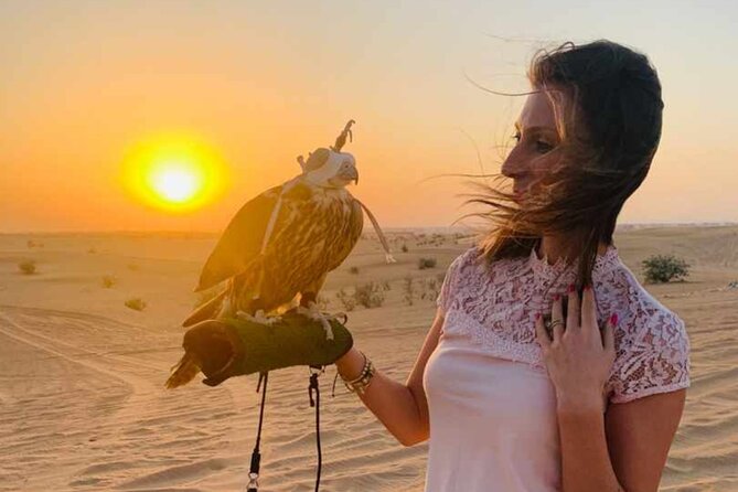 Adventurous Red Dune Desert Safari Deal with Quad Bike,Shows &BBQ - Sunset at the photo point
