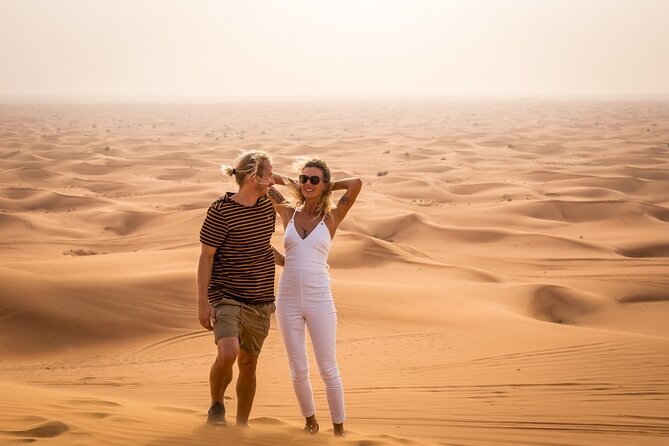 Adventurous Red Dune Desert Safari Deal with Quad Bike,Shows &BBQ - The guide and transport can shape the whole day
