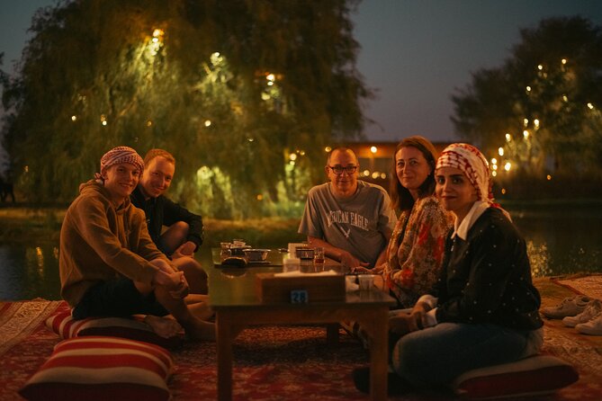 Al Marmoom Oasis Experience with Bedouin Dinner - A short camel ride and traditional clothing