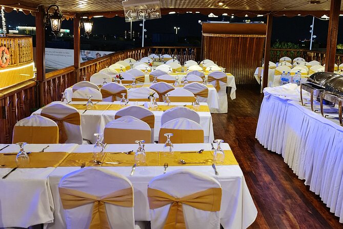 Alexandra Dhow cruise Dinner Dubai Marina(International buffet) - Music, dance, and the mood on board